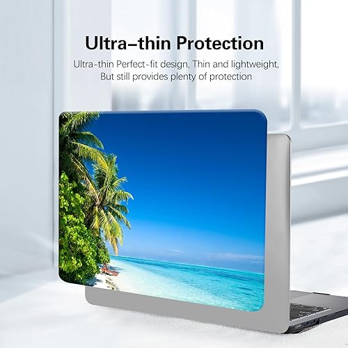 Miniatura 140 de Funut Funda compatible con MacBook Air de 15 pulgadas 2024 2023 versión M3 A3114 M2 A2941 con pantalla de retina líquida y Touch ID, carcasa rígida