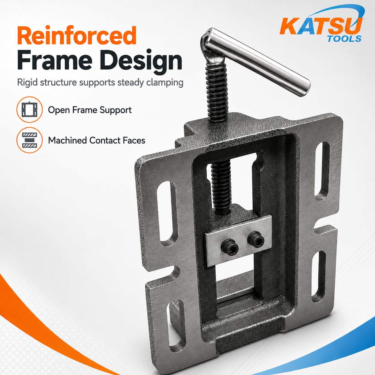 KATSU Tornillo de Banco para Taladro de Columna 3" 75mm Tipo Americano de Calidad Profesional para Taladro de Prensa de Fresadora 40227330
