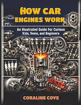 How Car Engines Work. An Illustrated Guide for Curious Kids, Teens, and Beginners From Cylinder Block to Flywheel Every Component That Makes Your Engine Run Car science for kids