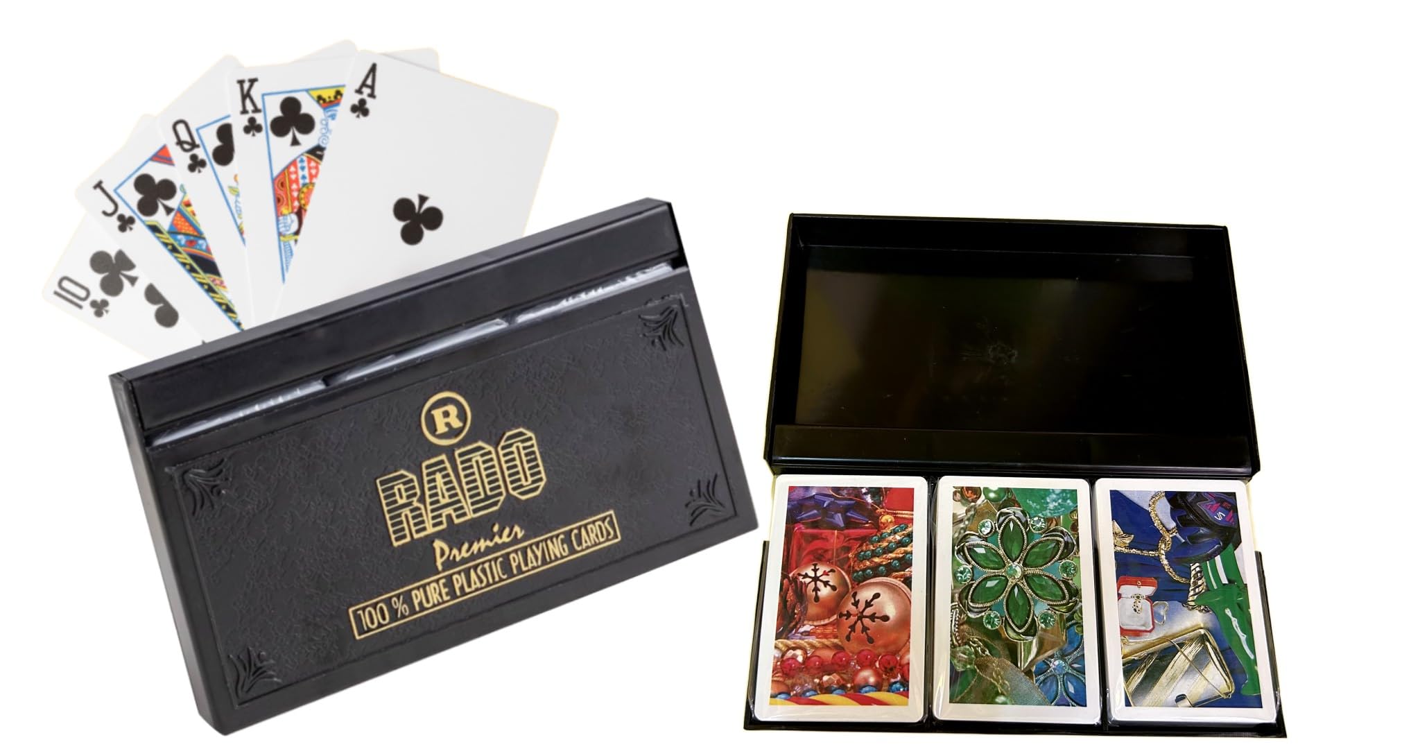 IYAL ROPES RADO Premium Plastic Playing Cards (Pack of 2 with Set of 6), Bridge Size, Multicolor Cards Packed in A Three Piece PVC Container, Cards for All Ages Used for Card Games, Poker and Rummy (B0DCK171H2) Amazon Price History, Amazon Price Tracker