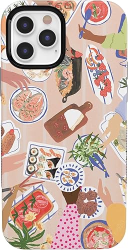 Vista 34 de Casely Funda para iPhone 12/12 Pro Compatible con MagSafe Funda de mármol negro