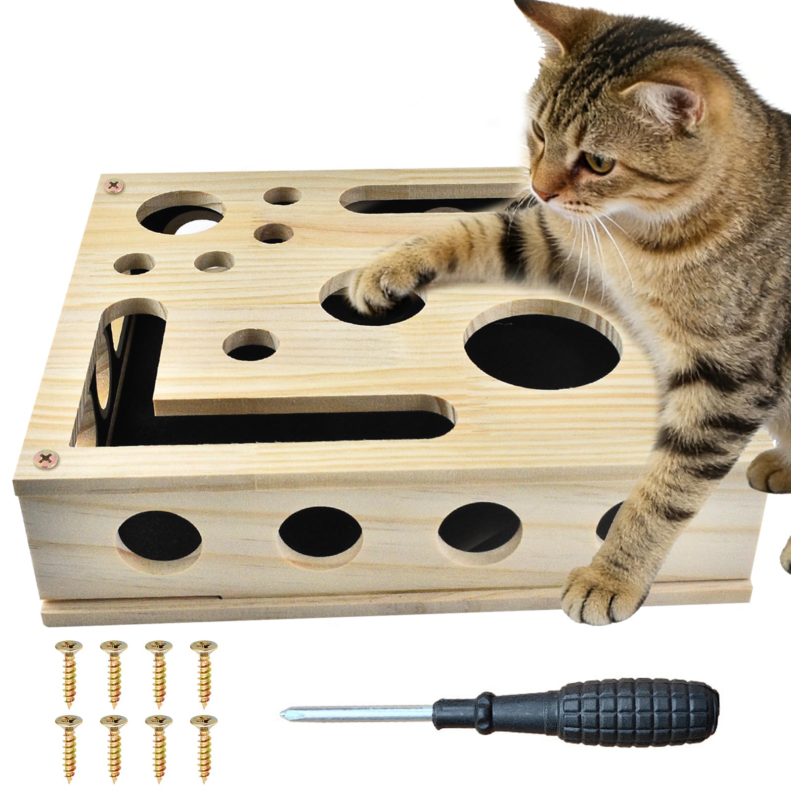 Amazon.com : LUMIXA Reinforced Cat Nail File Scratcher Box with 8