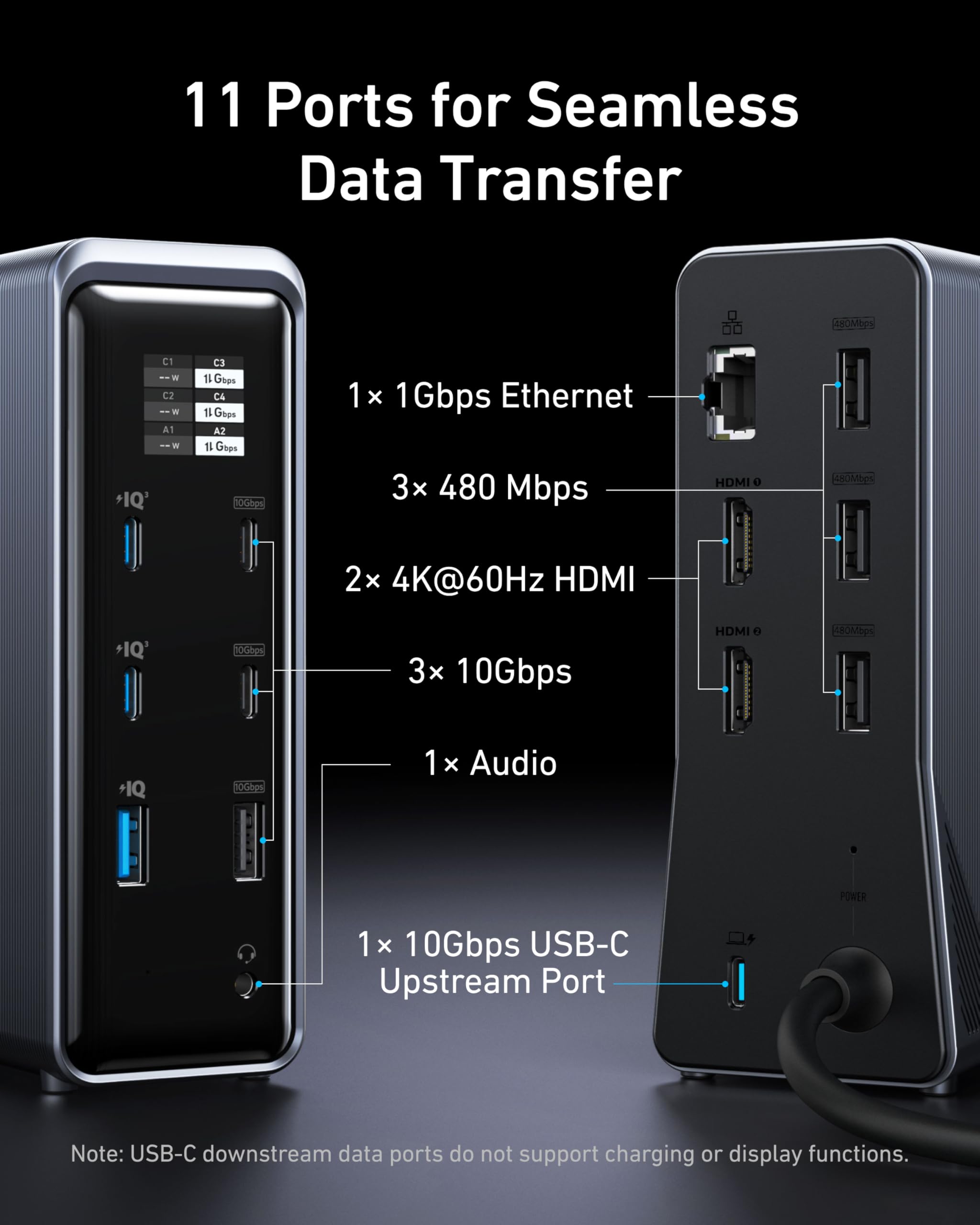 Anker Prime Charging Docking Station, 14-Port with 160W Max Output