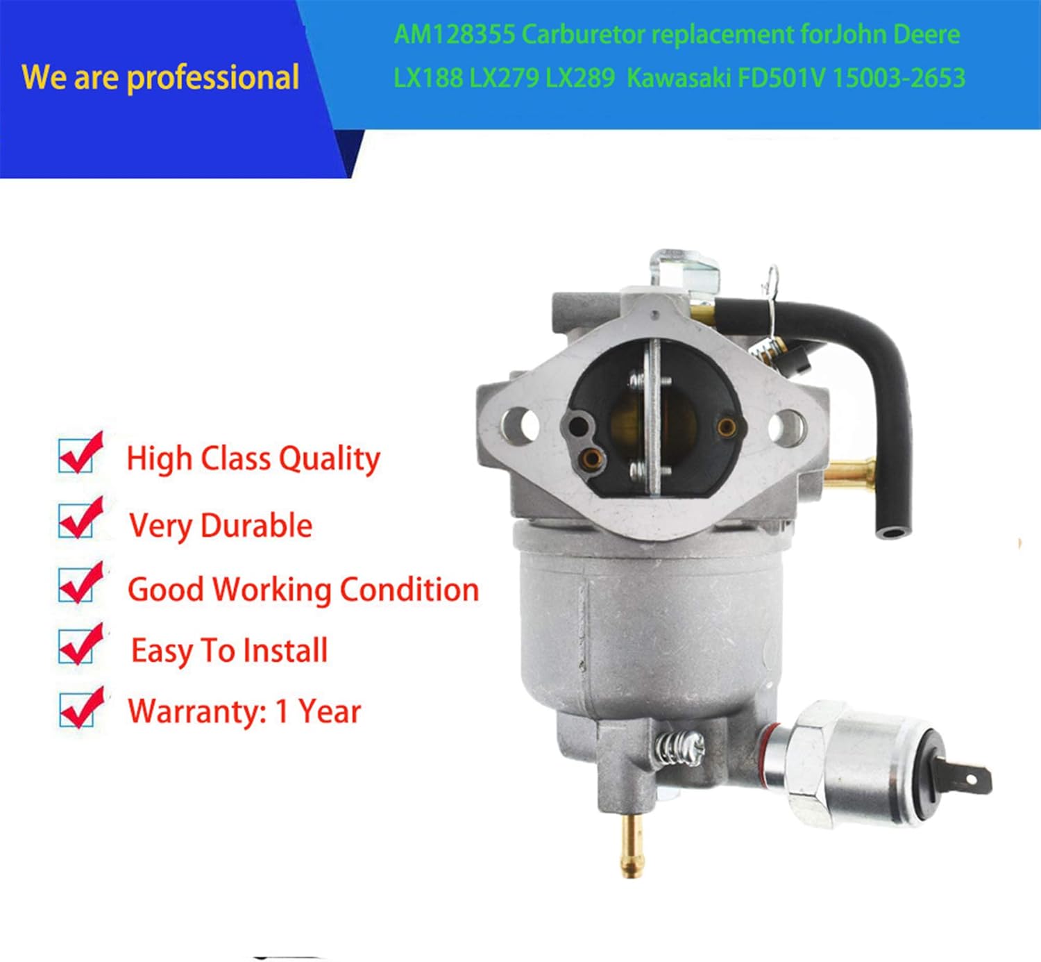 Buy All Carb Am128355 Carburetor Replacement For John Deere 2317 2718 9330 Lx188 Lx279 Lx289 17hp Lawn Tractor 15003 2653 Replacement For Kawasaki Fd501v 4 Cycle Engine Online In Indonesia B08lgvdhbv