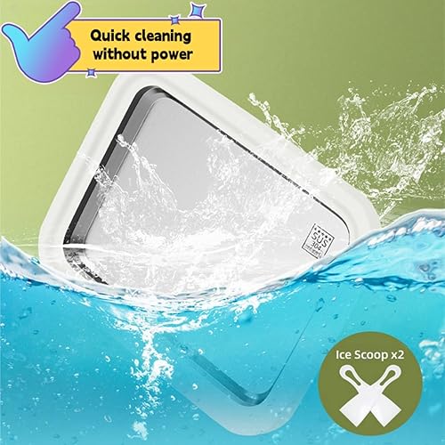 Miniatura 5 de Máquina de helados instantáneos, máquina de helados enrollados, máquina de helado suave, perfecta para yogur congelado y mucho más. Máquina de rollo