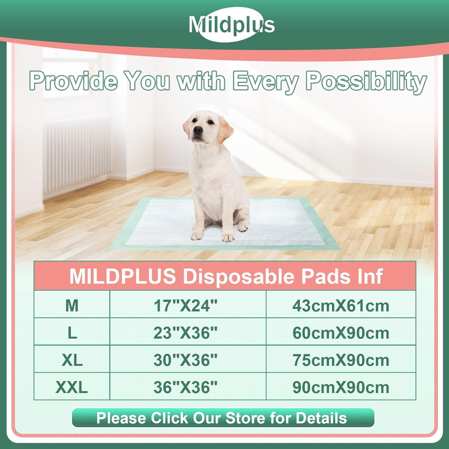 MILDPLUS Almohadillas desechables de 17 x 24 pulgadas (300 unidades) almohadillas absorbentes de luz, fundas de cama, portabrocas pequeños para niños y mascotas, protección para líquidos, orina,