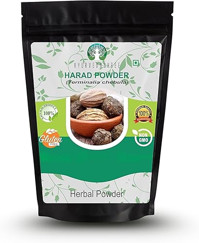 Haritaki Powder 200 Gm I Terminalia Chebula Powder I una hierba ayurvédica para desintoxicación y rejuvenecimiento para Vata I Vata I, Vata Kapha y