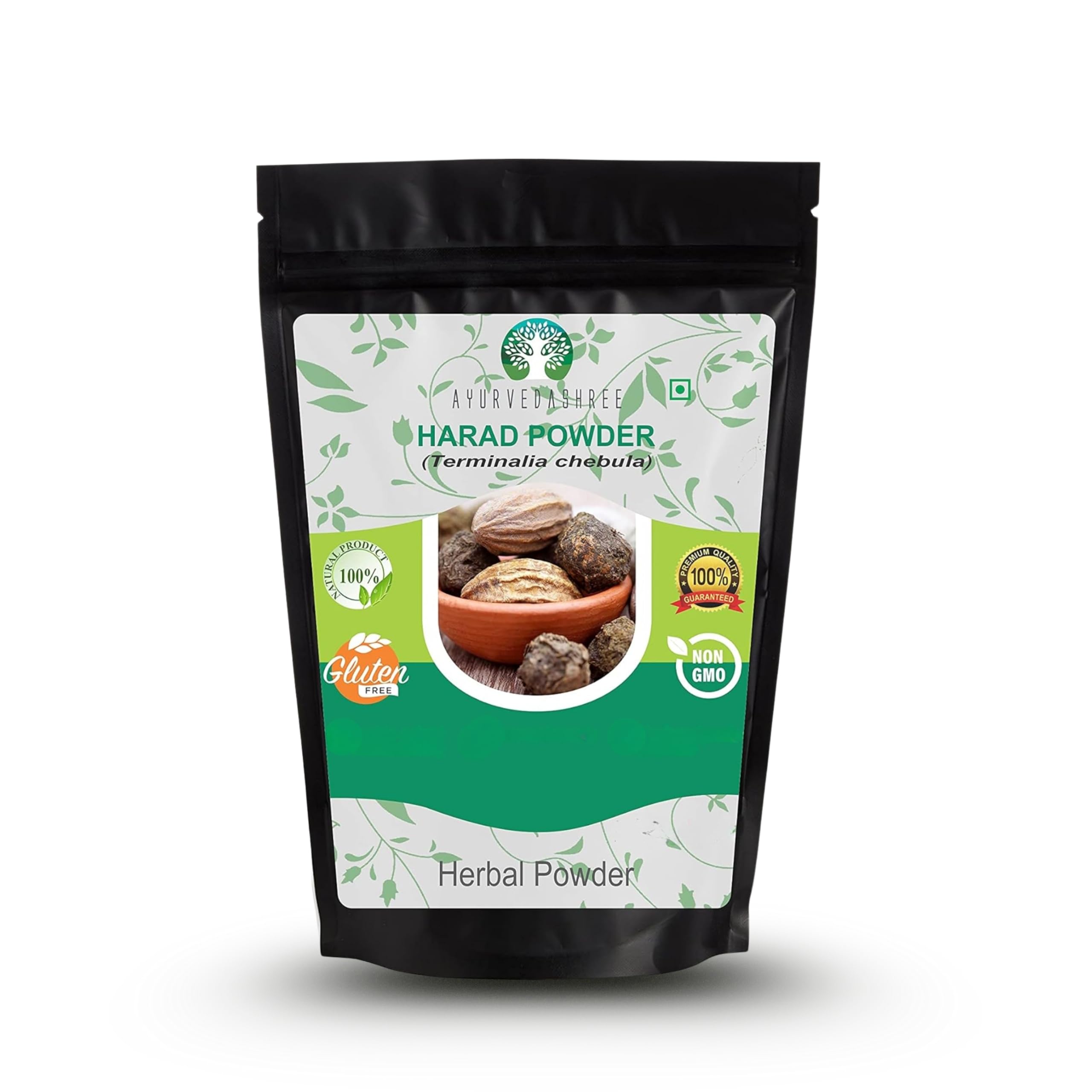 Haritaki Powder 200 Gm I Terminalia Chebula Powder I an Ayurvedic Herb for Detoxification & Rejuvenation for Vata I Vata Kapha and Pitta BalancerI Non GMO I Gluten Free.