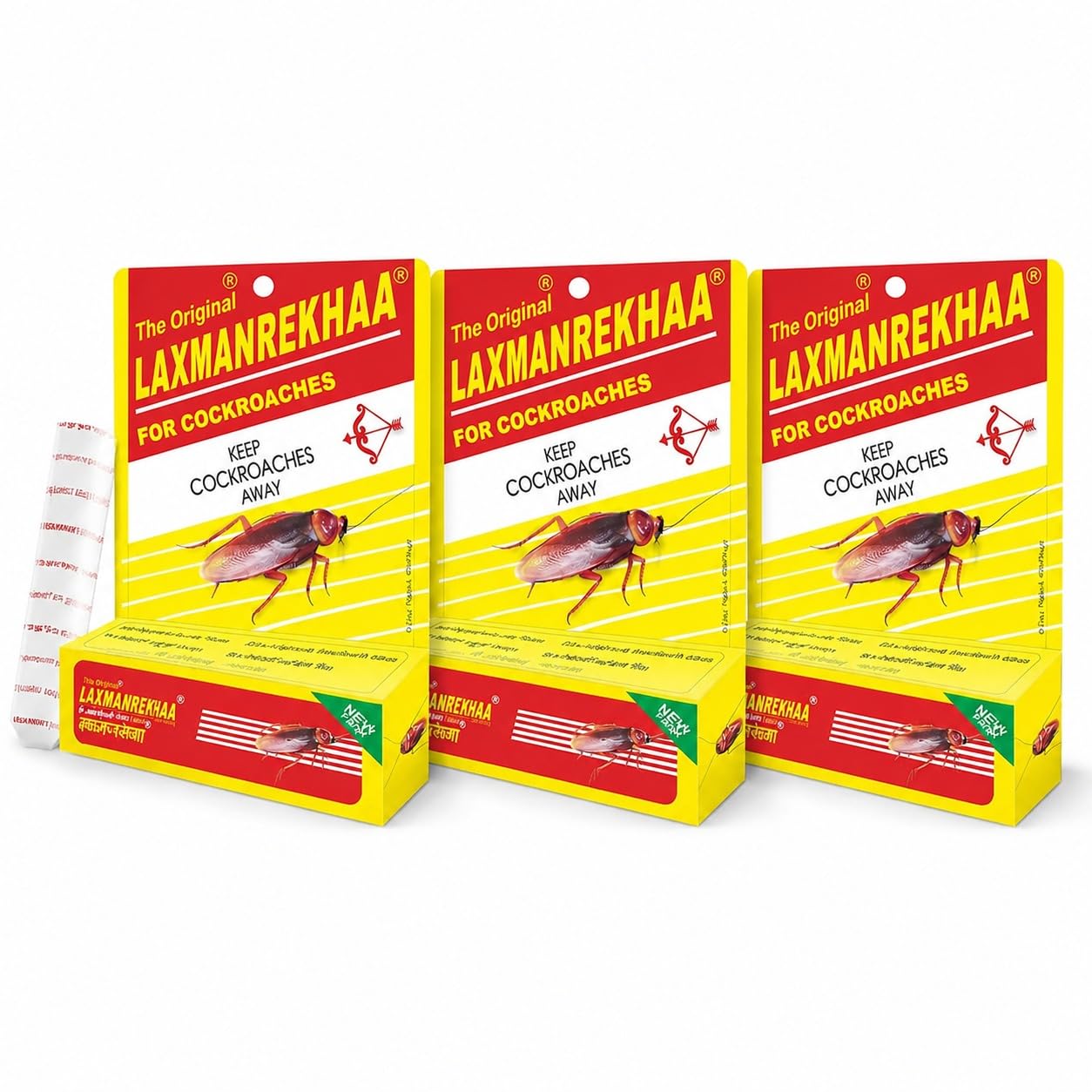Laxman Rekhaa Chalk Pack of 3 Cockroach Ants Powerful & Long-Lasting-picture-10