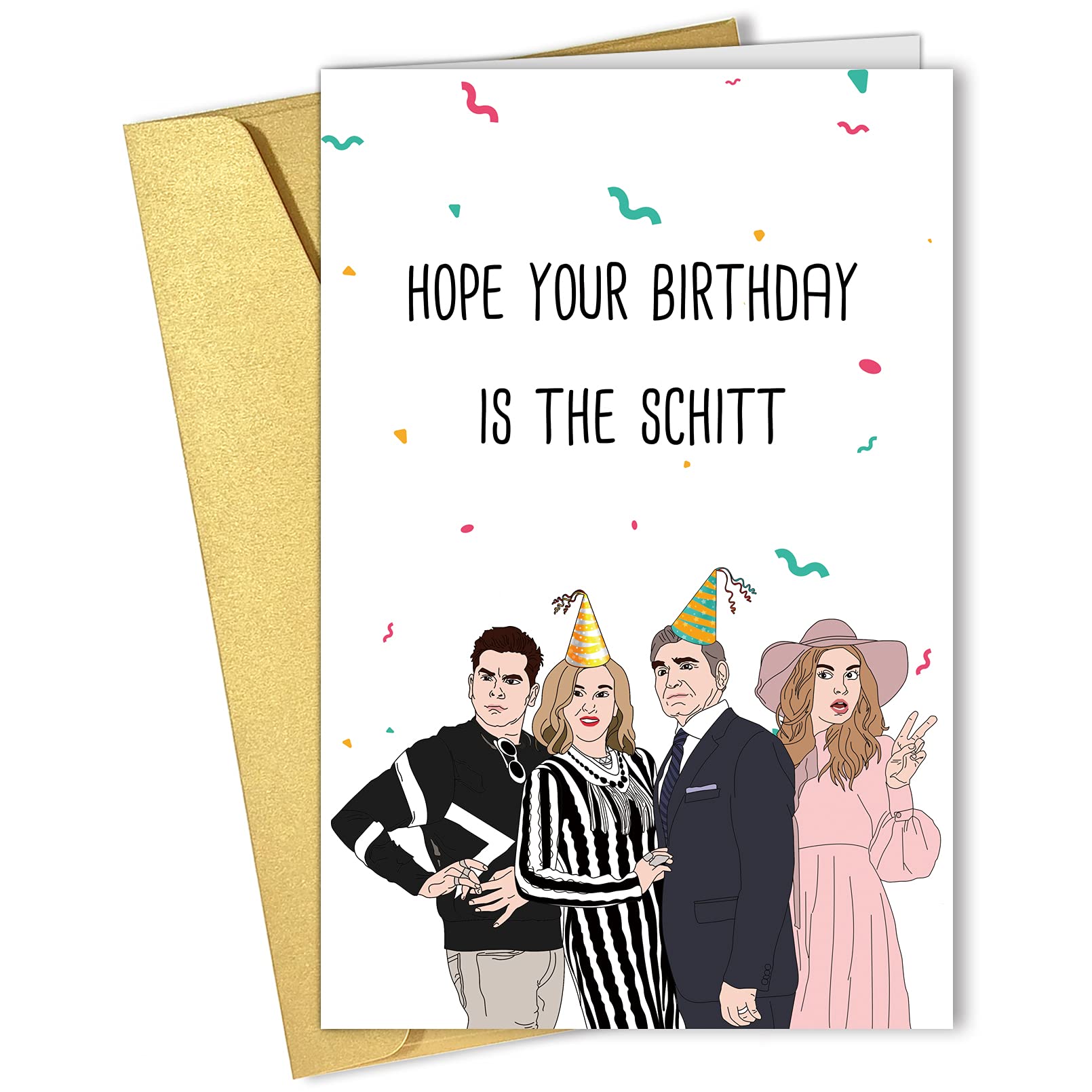 Buy Funny Schitts Creek Birthday Card, Happy Birthday Card for Her Him