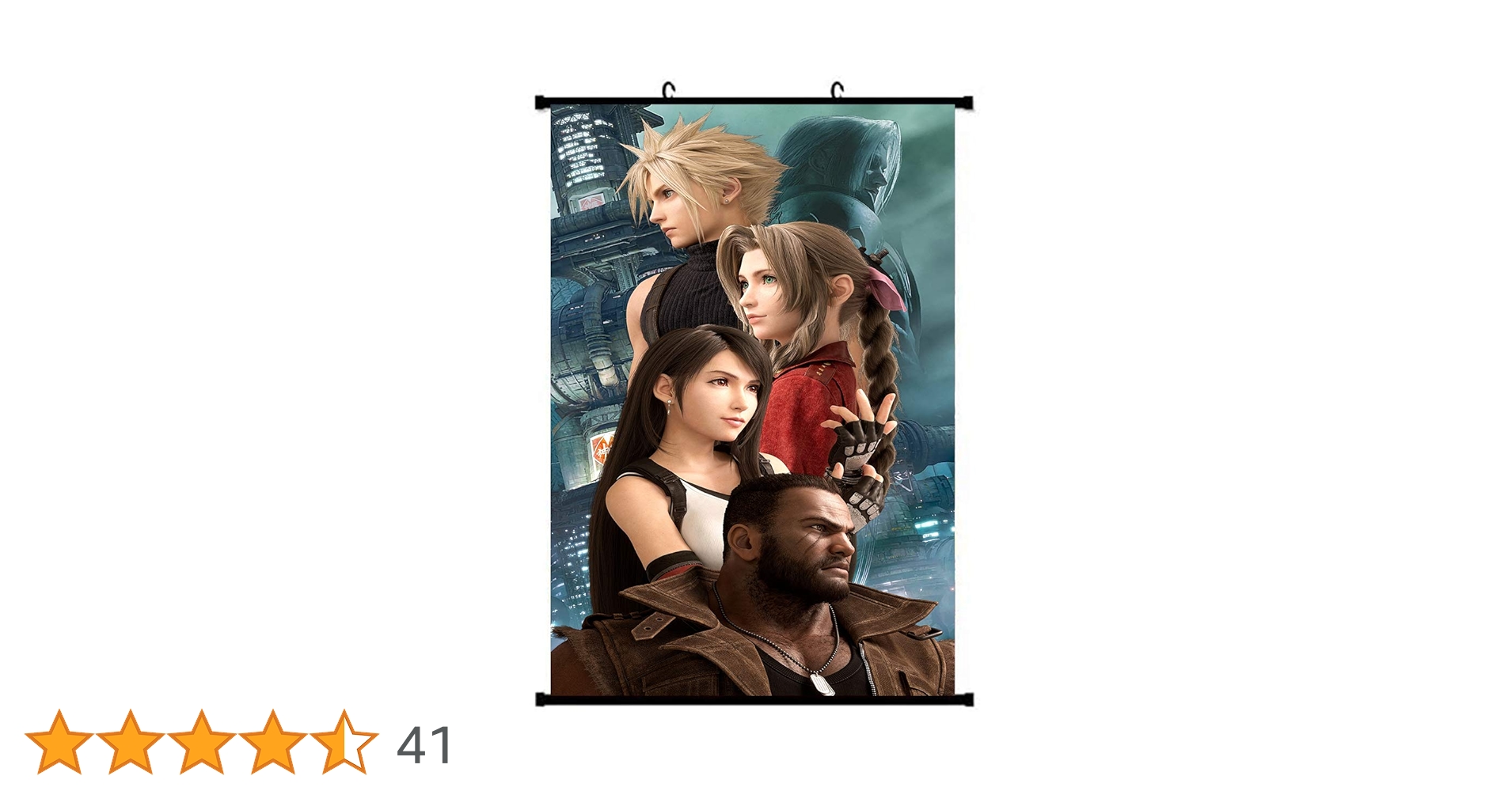 FF7　ポスター　リメイク ファイナルファンタジーVII リメイク - 限定版ファインアート