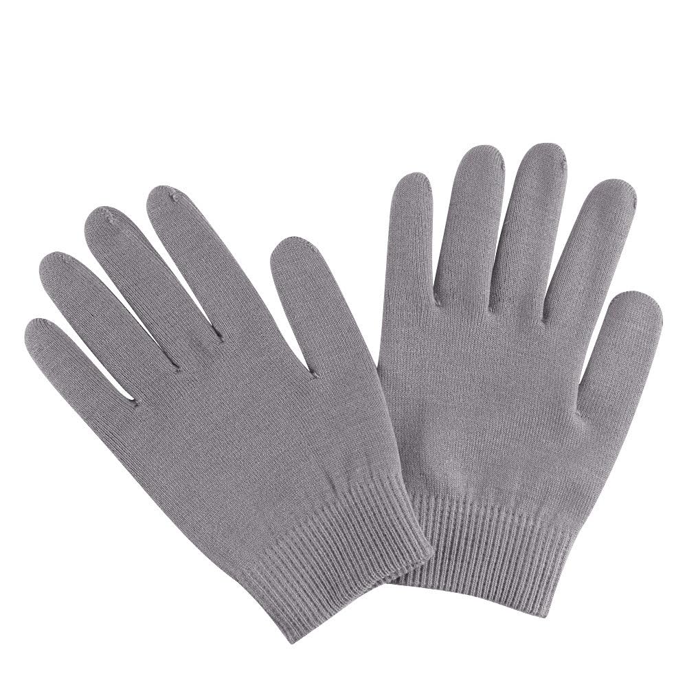 Maharsh Pink Soften Moisturising Spa Comfy Recovery Foot Hand Care Gel Socks and Gloves (Grey) 1