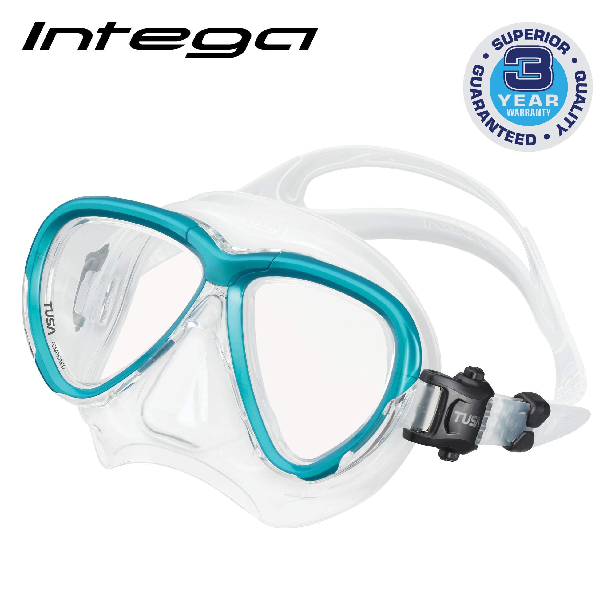 TUSA Intega profesjonalna maska do nurkowania (Ocean Green)