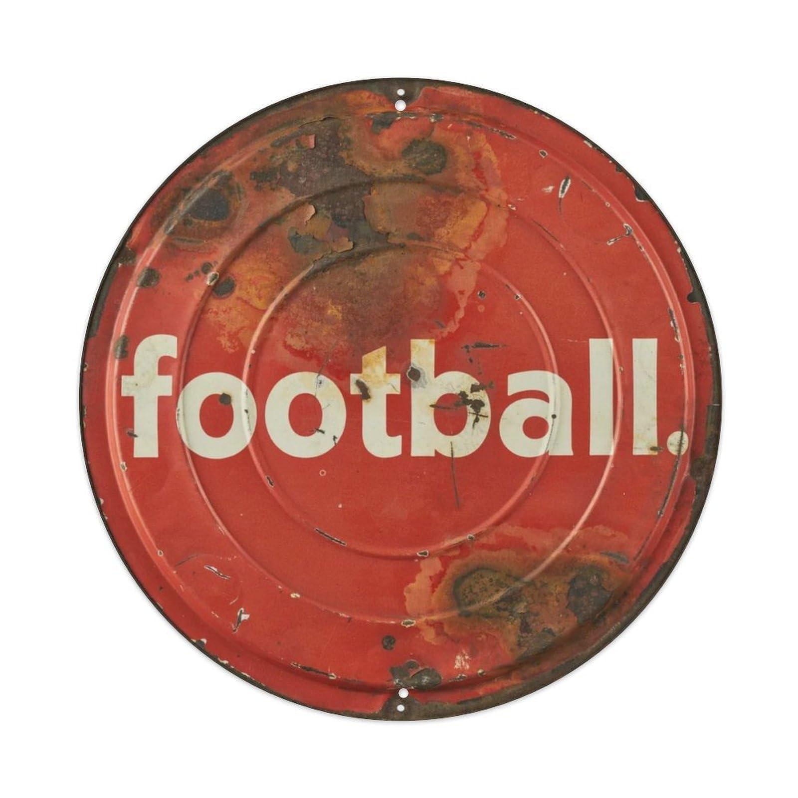 Football Metal Tin Sign Plaque