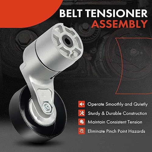 Miniatura 10 de A-Premium Conjunto tensor de correa con polea compatible con Hyundai Tucson 2010-2014, Sonata 2006-2014, Santa Fe & Kia Forte, Forte5, Optima,