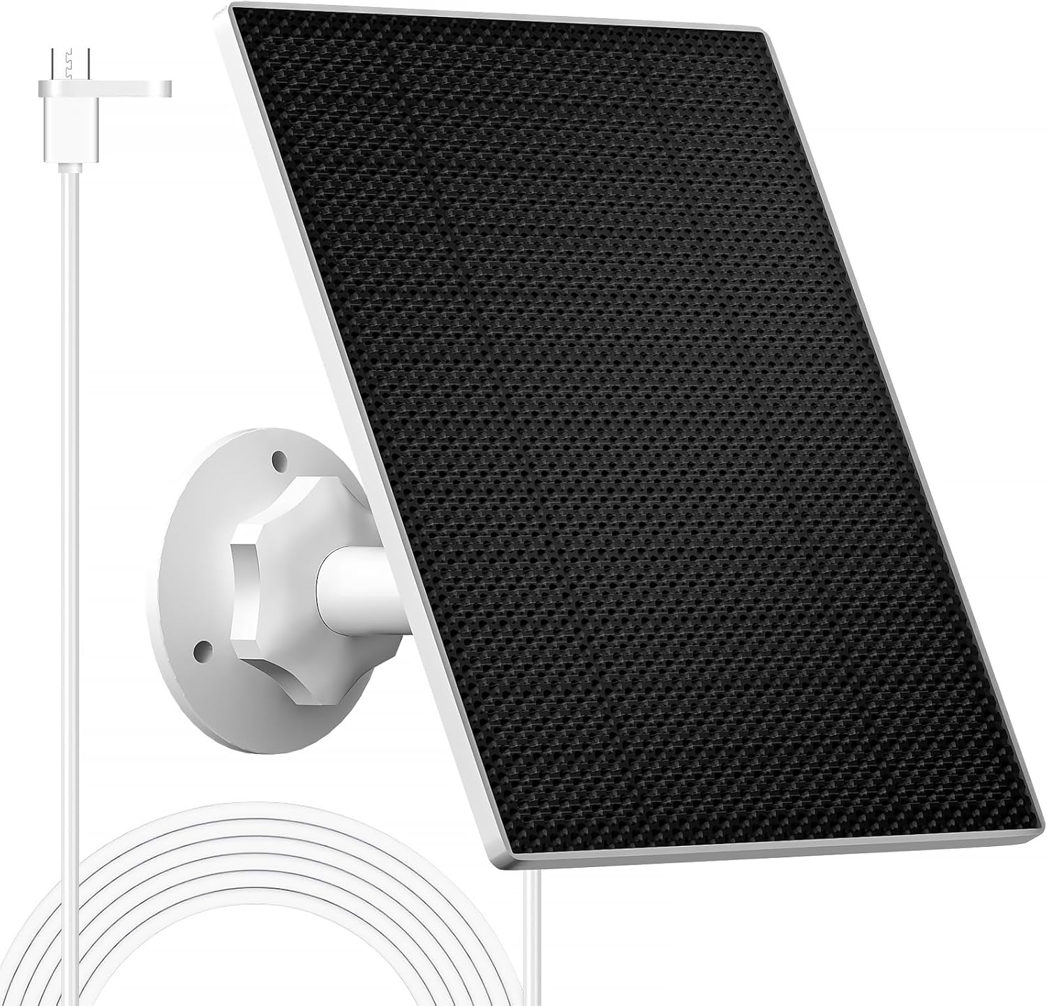 Solar Panel for Wyze Cam Outdoor,5W Solar Panel Charger Only Compatible with Wyze Cam Outdoor V2,IP65 Waterproof Solar Panel with 9.84Ft Charging Cable,360°Adjustable Mounting&Waterproof Plug