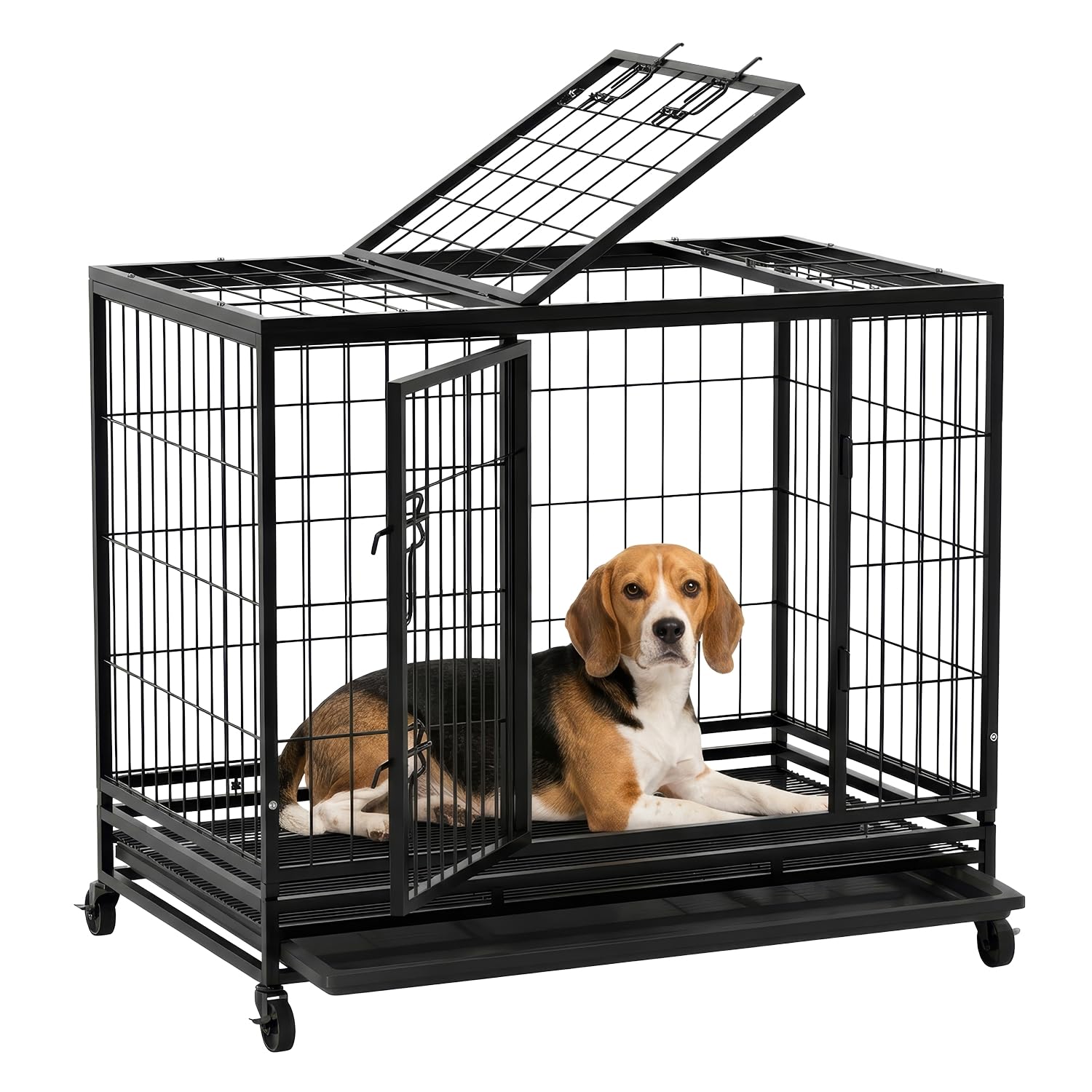 BestPet 36 Inch Heavy Duty Dog Crate