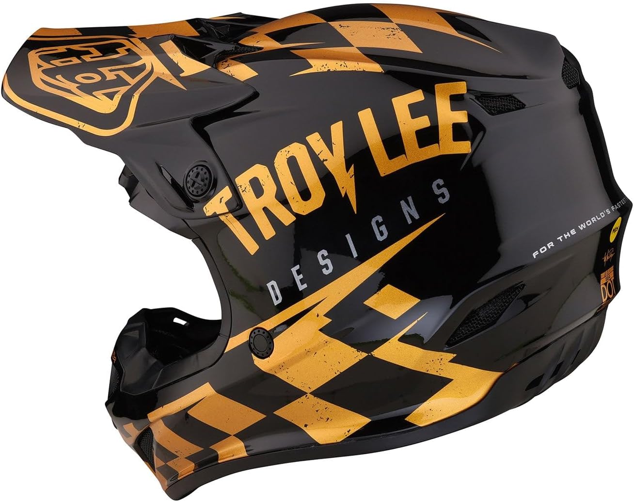 Troy Lee Designs SE4 Polyacrylite Adult Motocross Off-Road Dirt Bike Helmet with MIPS