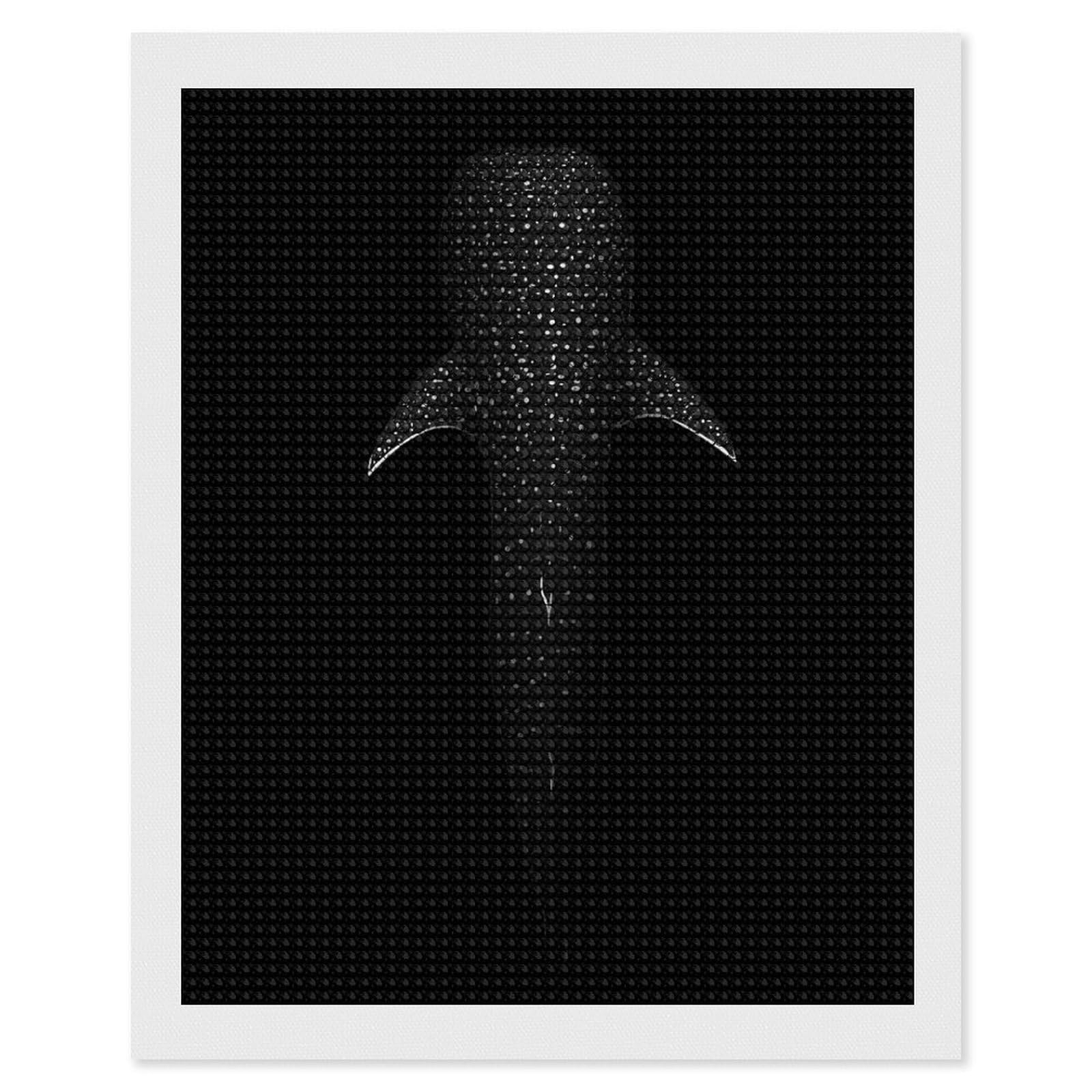 Junmoney Gentle Giant Whale Shark Diamond Painting Kit 16"x20", for Women, Simple to Start, Bedroom Decor, Christmas Gift, Good for Quiet Evenings
