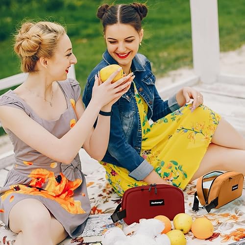 Miniatura 6 de Cerbonny Pequeña bolsa hielera congelable para viajes de trabajo, escuela, a prueba de fugas, aislada, adecuada para mayores de 3 años