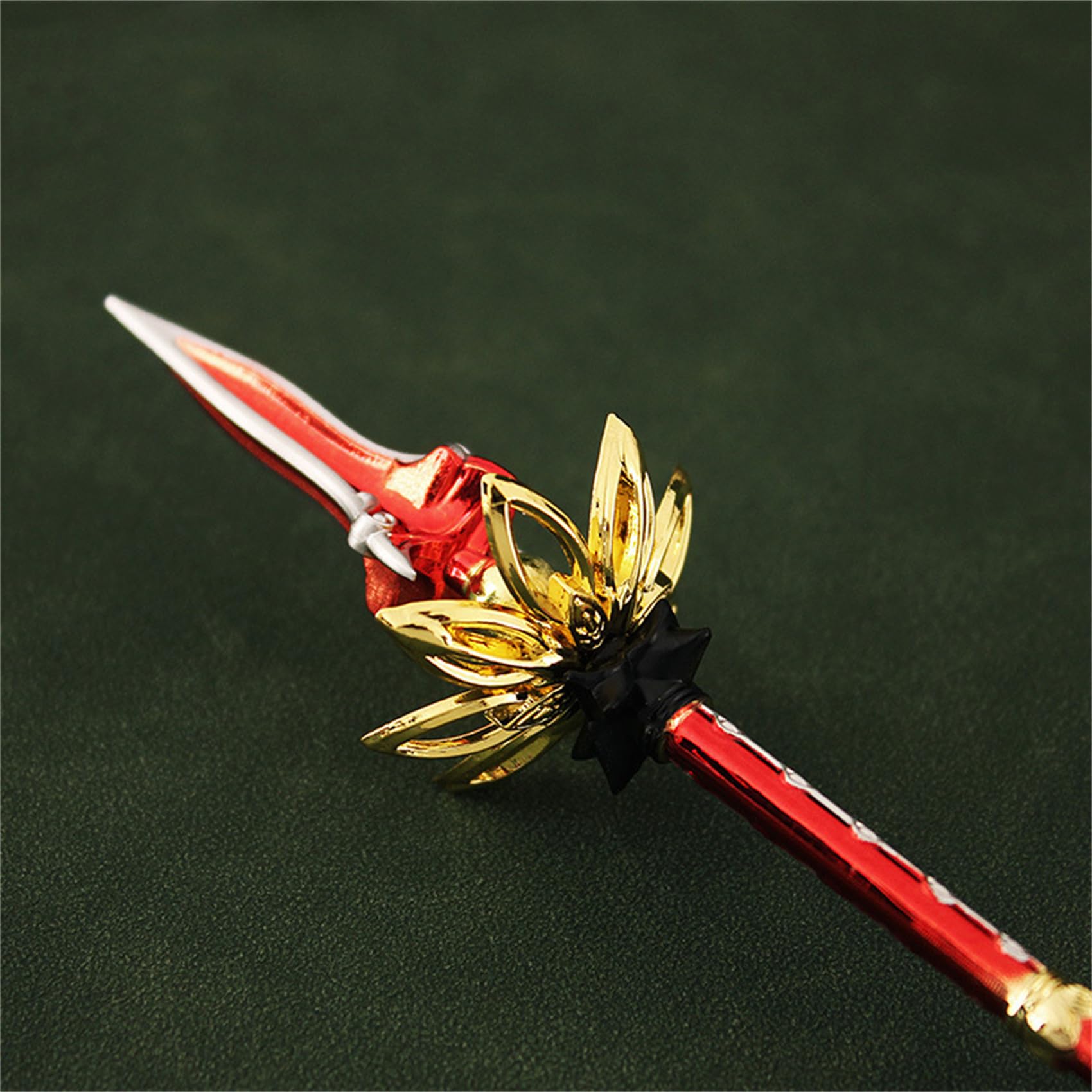 Amazon.co.jp: Nakorara ミニチュア 合金 紫炎火尖槍 ミニ武器