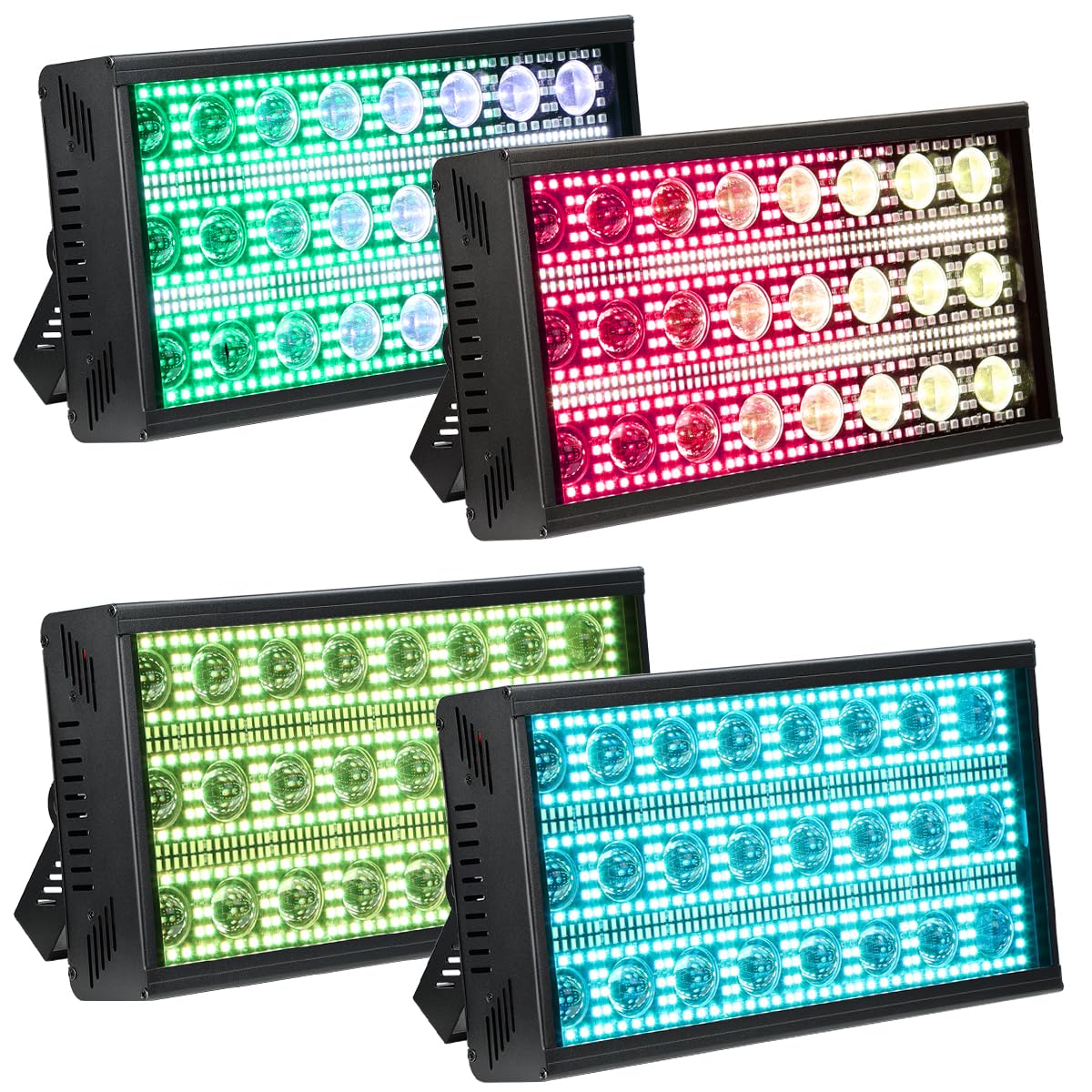 BETOPPER 300W Strobe Beam Effektstrahler Wallwasher Bühnenlicht LED Bar 4P