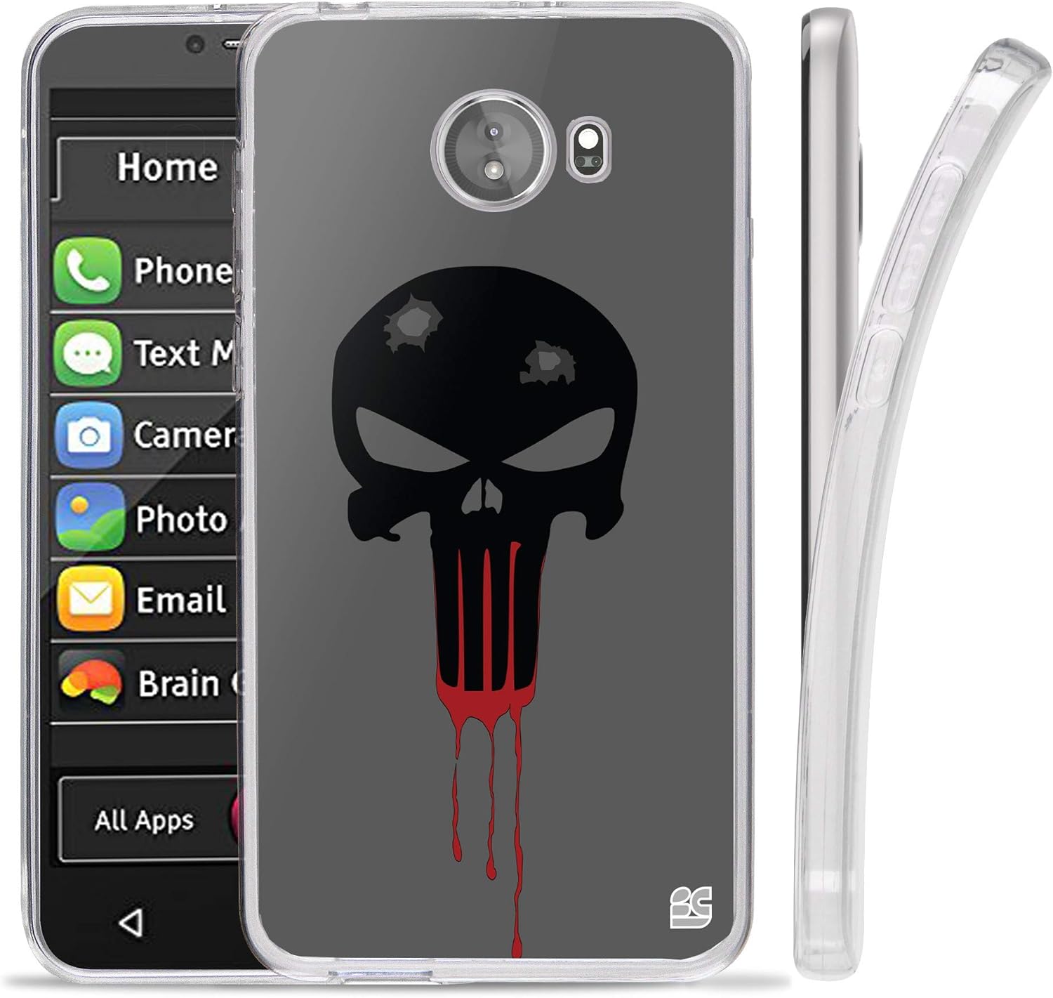 Beyond Cell Compatible with GreatCall Jitterbug Smart2 5.5  Screen Smartphone Compatible with Seniors/Phone Skin Case Slim