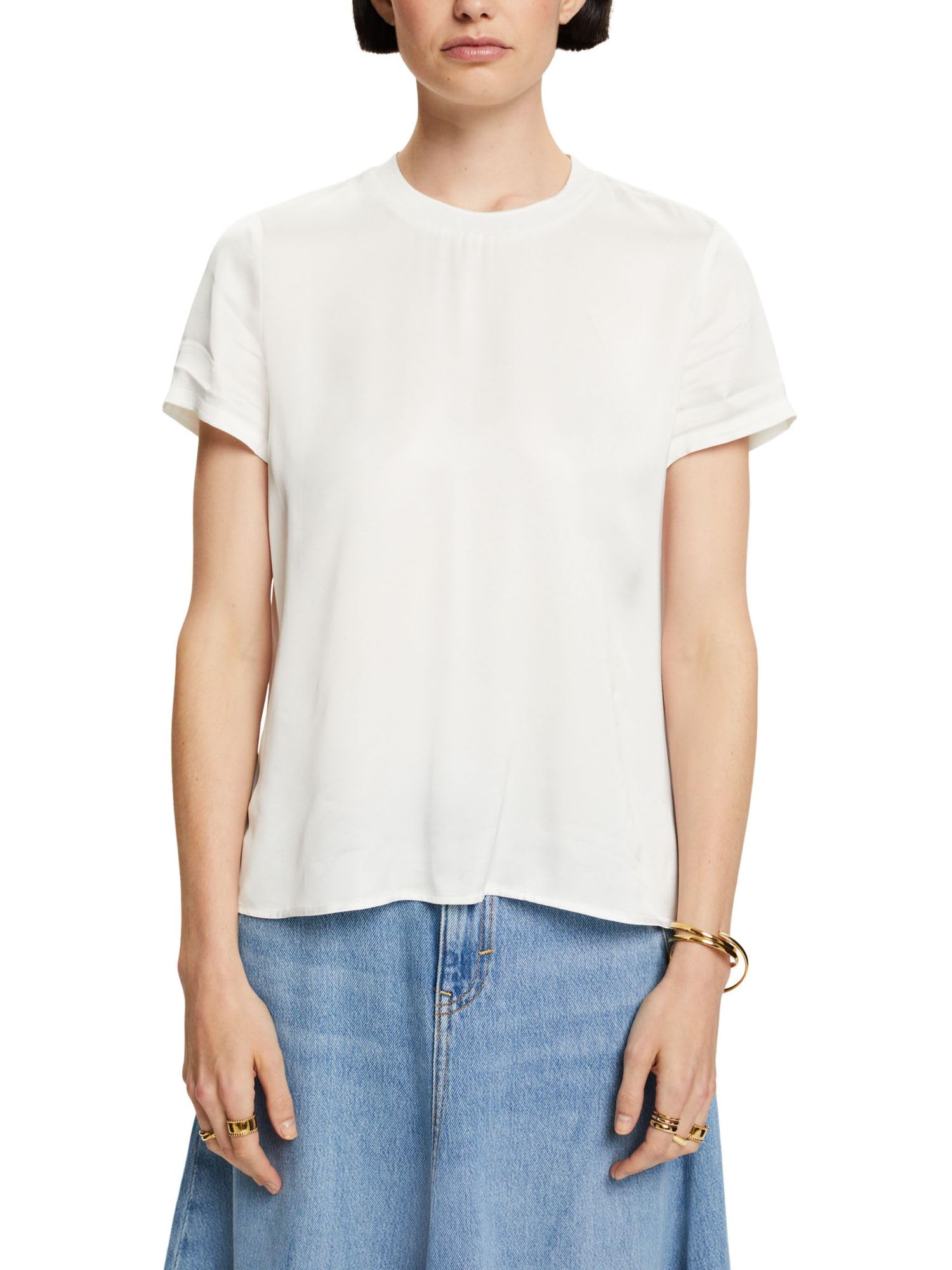 Esprit Women's Blouse, 110/Off White, S