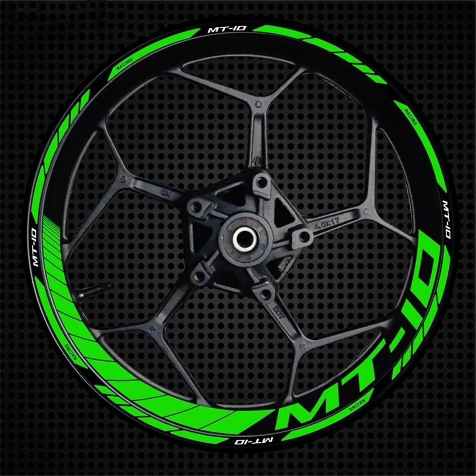 Wheel Stickers Motorcycle Wheel Reflective Decal for MT10 MT-10 MT 10 2022 Stripe Tape Sticker Rim Stickers Hub Decals Rim Reflective Decal