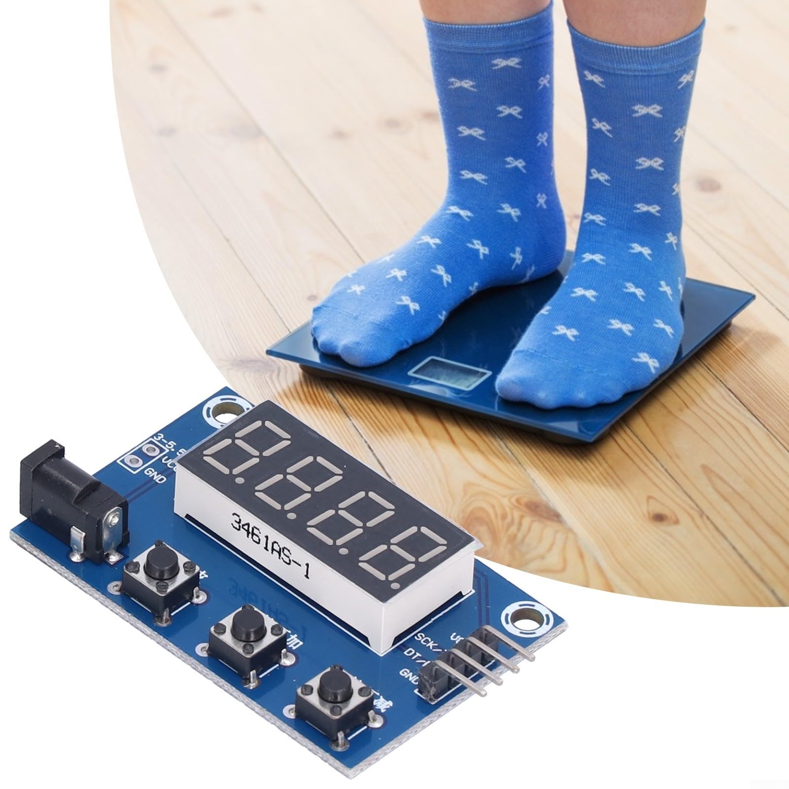 HX711 Báscula Digital 4 Unidades Sensor Peso HX711 Báscula