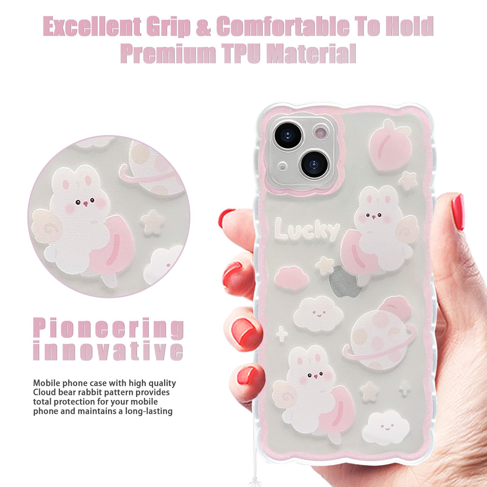 Amazon.com: ZSYTZL Compatible with iPhone 15 Case Cute Cartoon