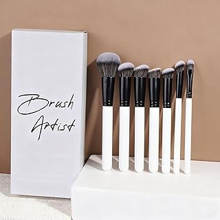 Juego de 7 brochas de maquillaje, pinceles de...