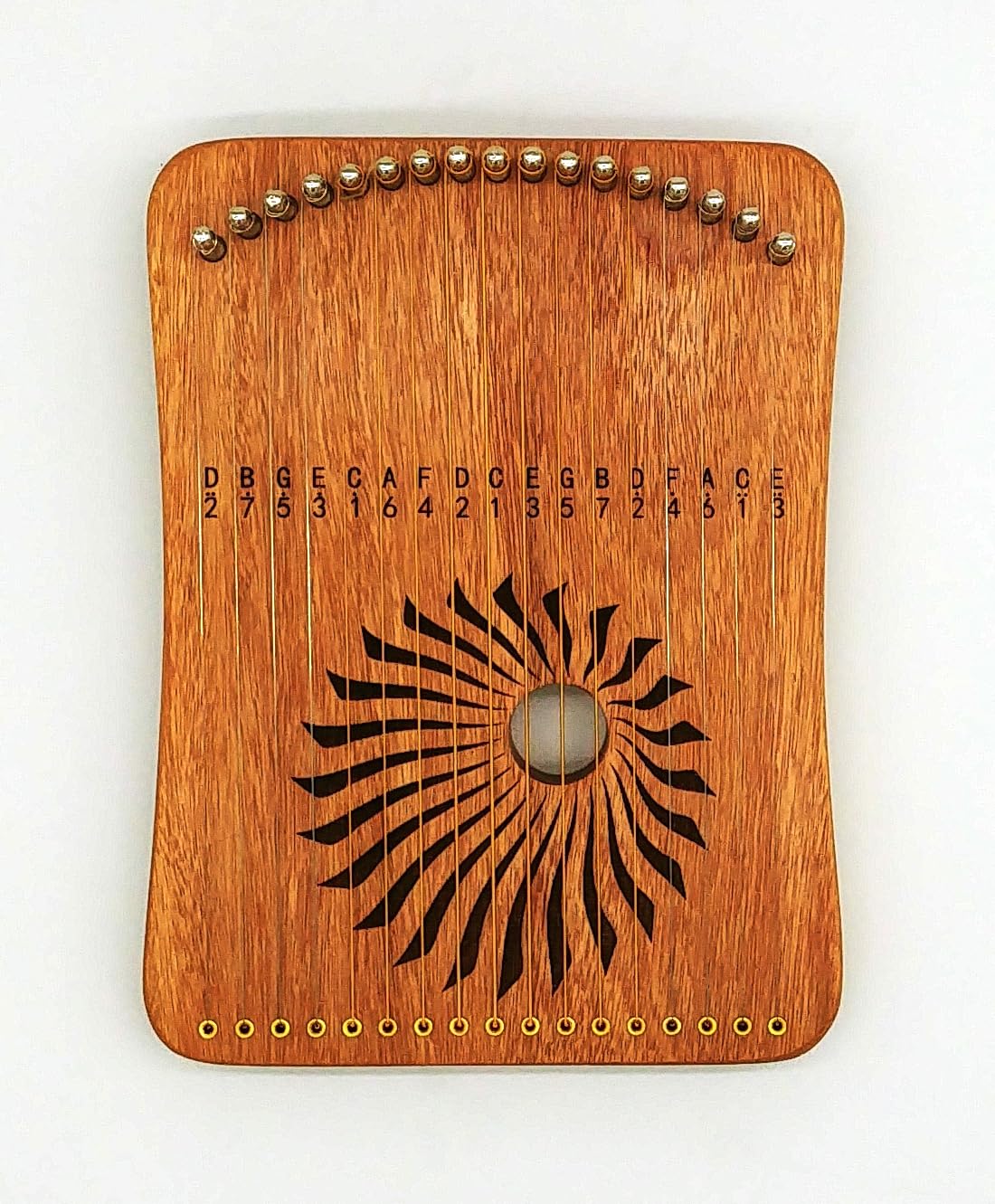 CAYLEN KaLyra Rosenholz, Kalimba-Lyra mit 17 Saiten