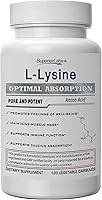 Vista 1 de Suplemente dietético Superio Labs con L-Lisina natural, 120 cápsulas, 0.01 onzas.