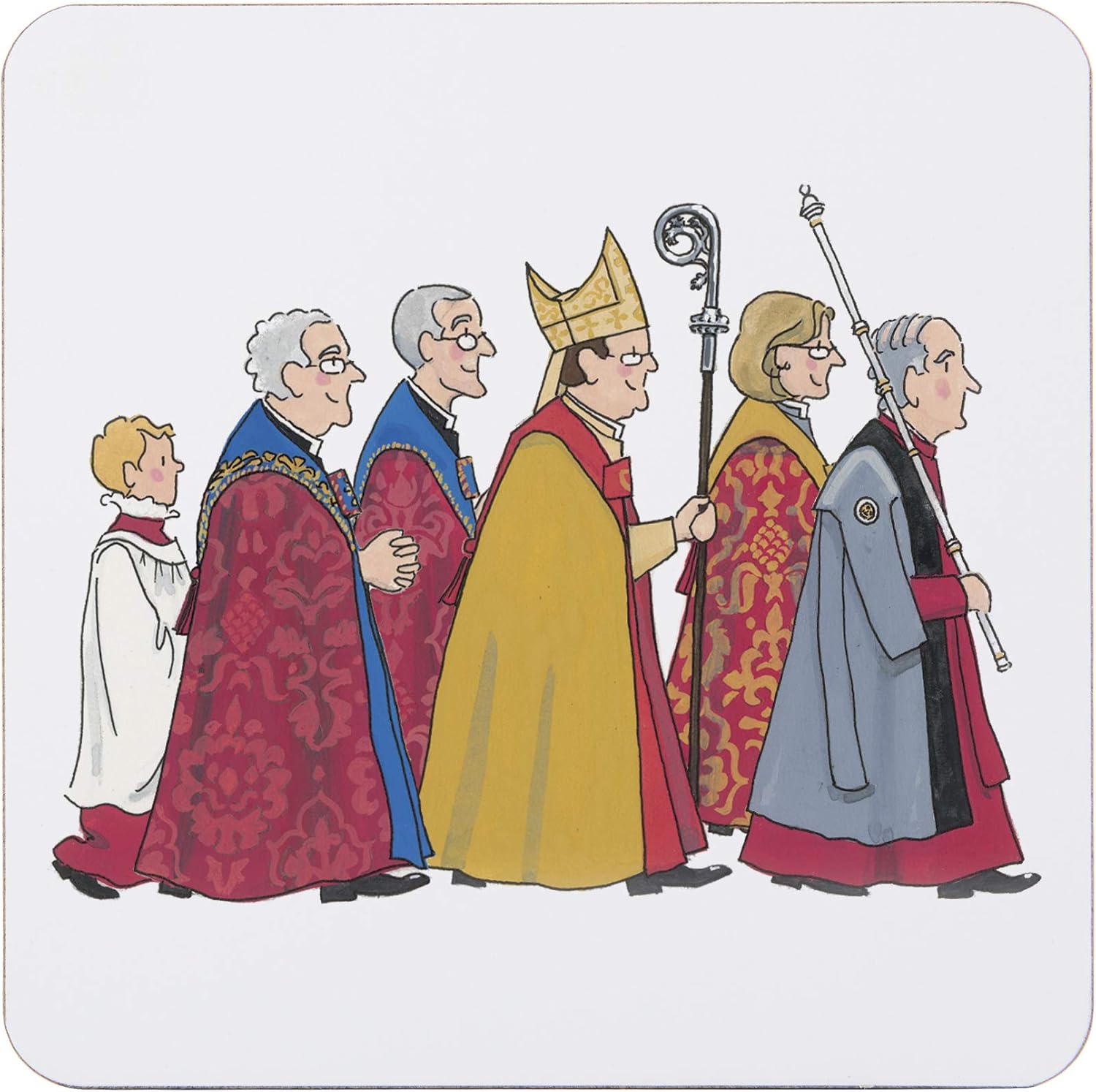 Alison Gardiner - Cathedral Procession Coaster