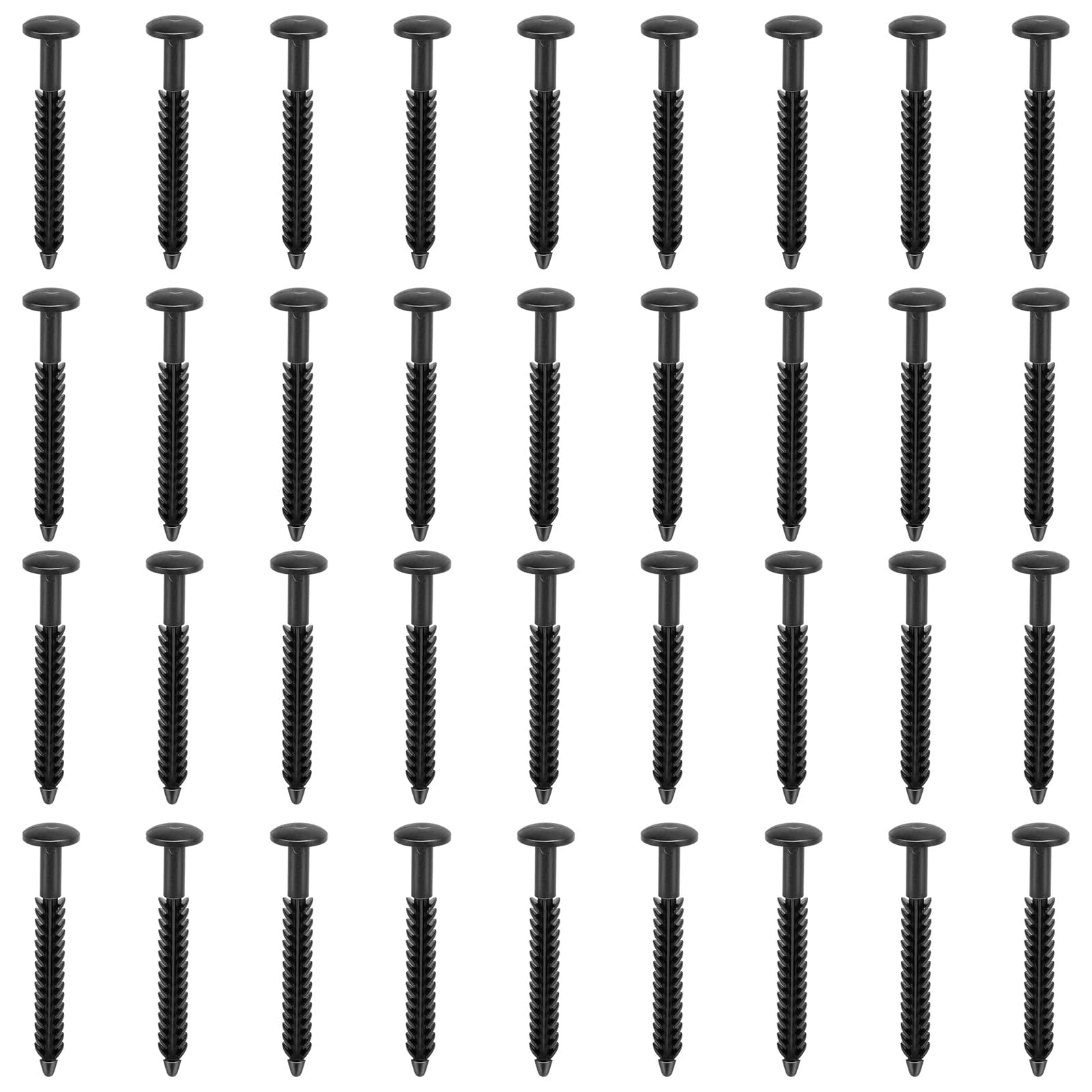 36Pcs Vinyls Shutter Fasteners 3inch Window Shutter Screws for Installing Decorative Exterior Vinyls Shutters Enduring for Installing Decorative Exterior Shutters