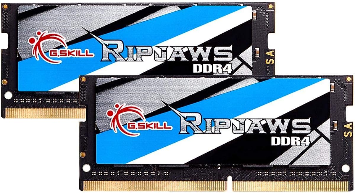 G.SKILL Ripjaws Serie DDR4 SO-DIMM RAM DDR4 32 GB (2x16 GB) 3200 MT/s CL22-22-22-52 1.20V Memoria portátil/portátil sin búfer SO-DIMM (F4-3200C22D-32GRS)