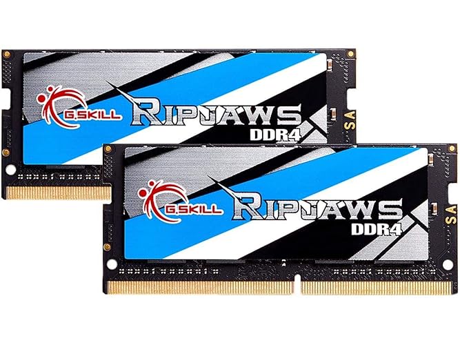 Serie G.Skill RipJaws 32 GB (2 x 16 GB) 260 pines SO-DIMM PC4-25600 DDR4 3200 CL22-22-22-52 Memoria de doble canal de 1,20 V modelo F4-3200C22D-32GRS