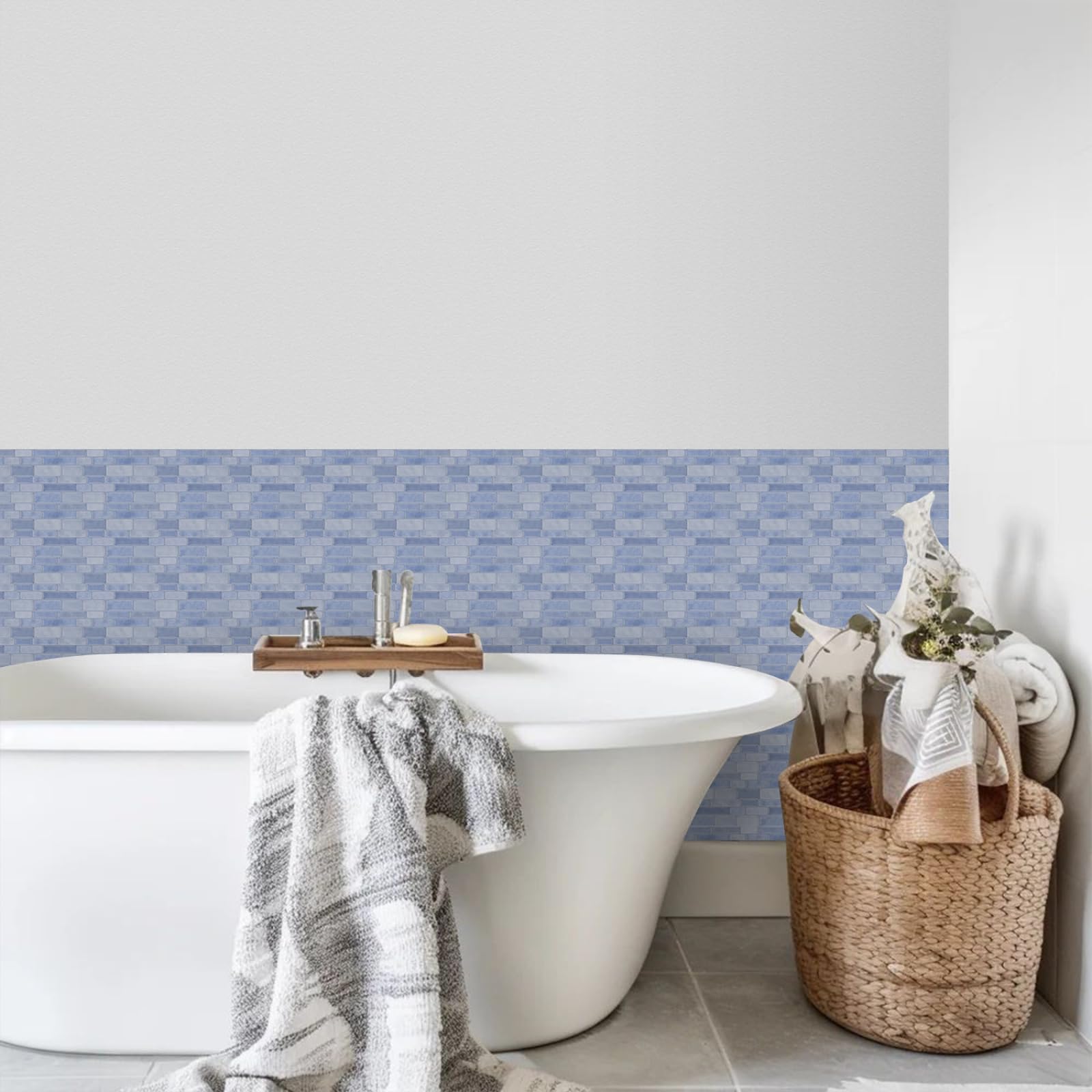 Fliesensticker Mosaikfliesen Klebefliesen Küche Fliesenaufkleber Boden