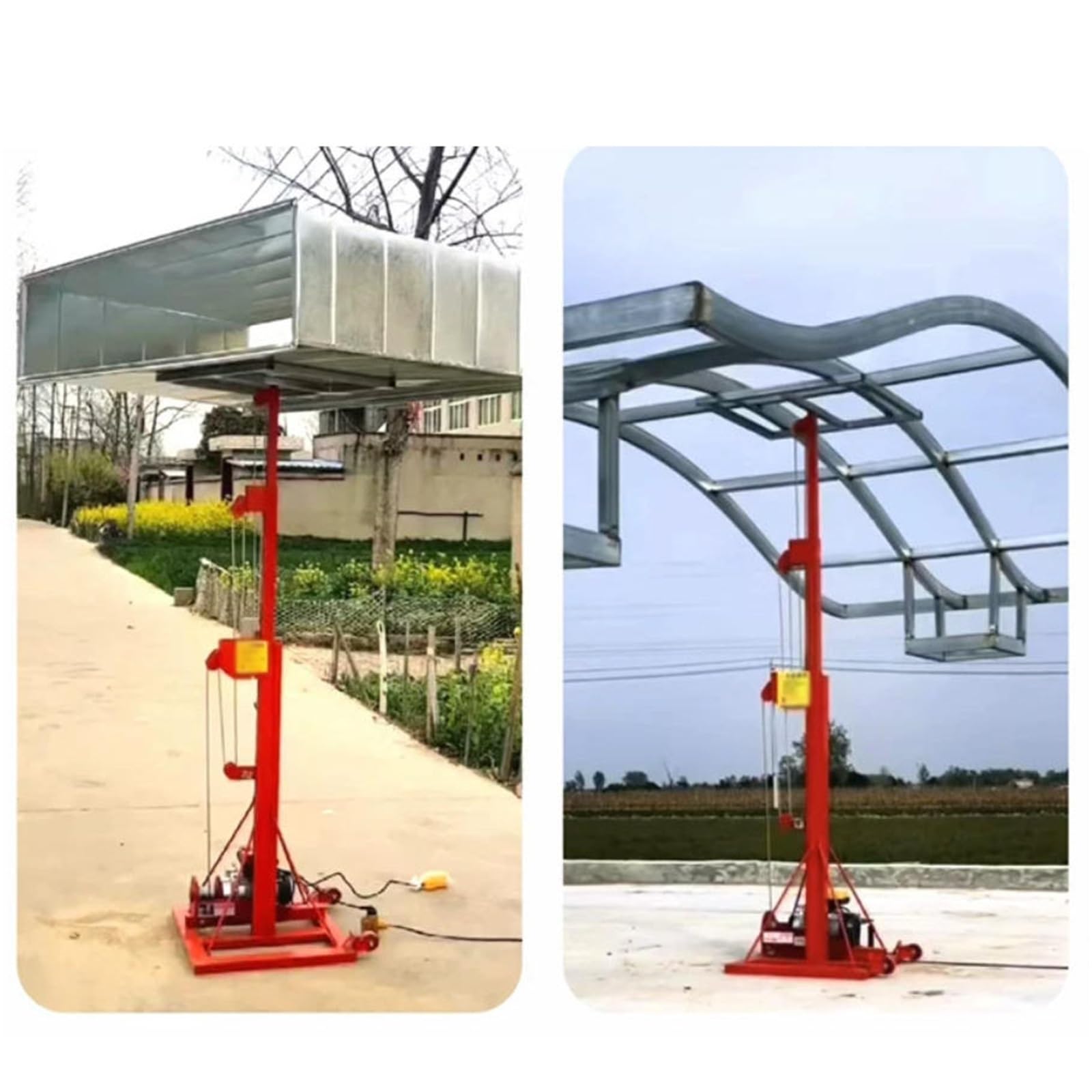 montacargas Instalación de marquesina almacenamiento for elevador persiana enrollable/plataforma elevadora tubería ventilación plataforma de elevación