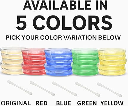 Evviva Sciences Nutrient Agar Petri Dishes Science Project Kit, Pre-Poured Agar Plates for Science Experiments, with Experiment eBook