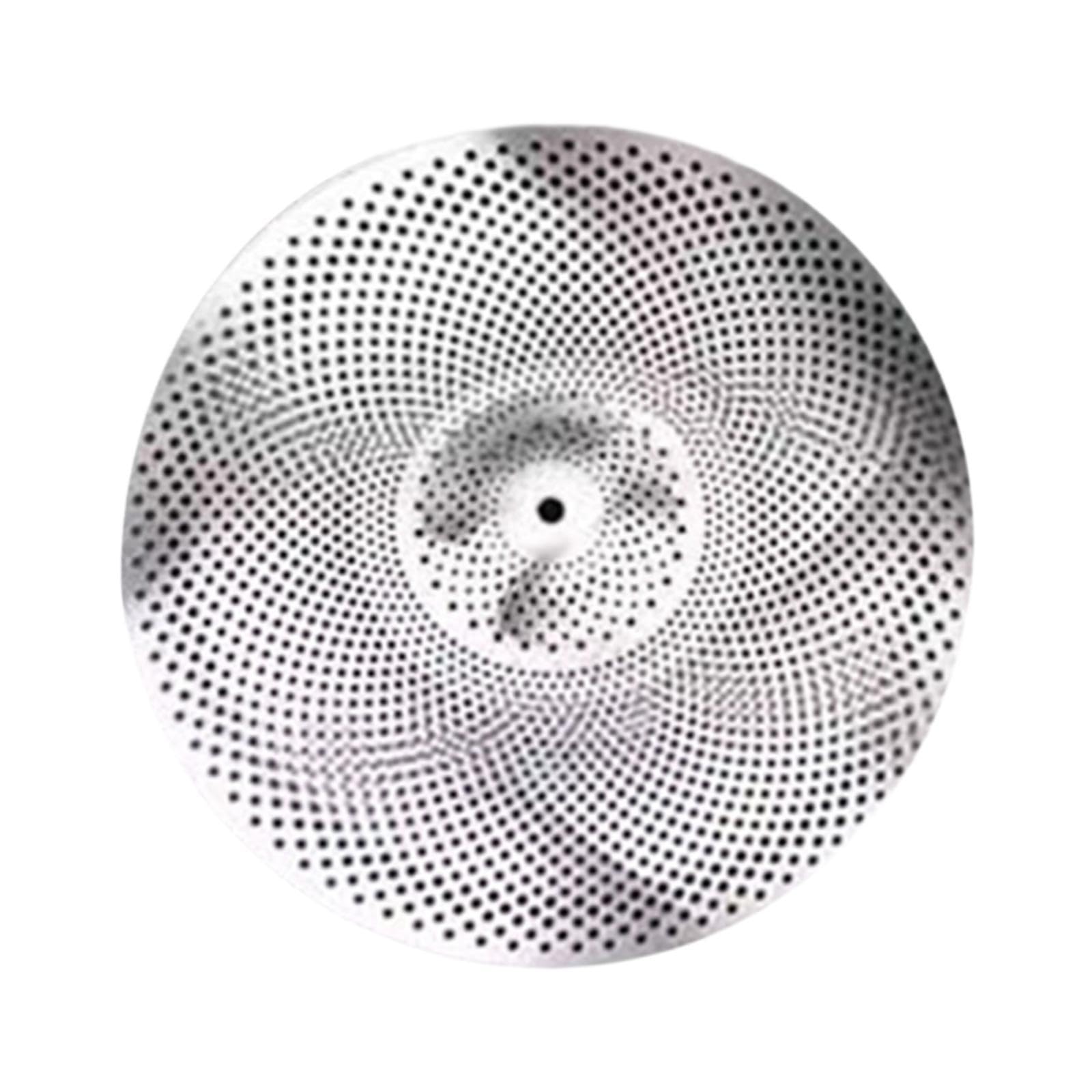 Deevoka Mute Cymbal,Quiet Cymbal,Drum Accessories, Sturdy,Drummer Practice Drum Cymbal Low Volume Practice Cymbal for Beginners, 14inch