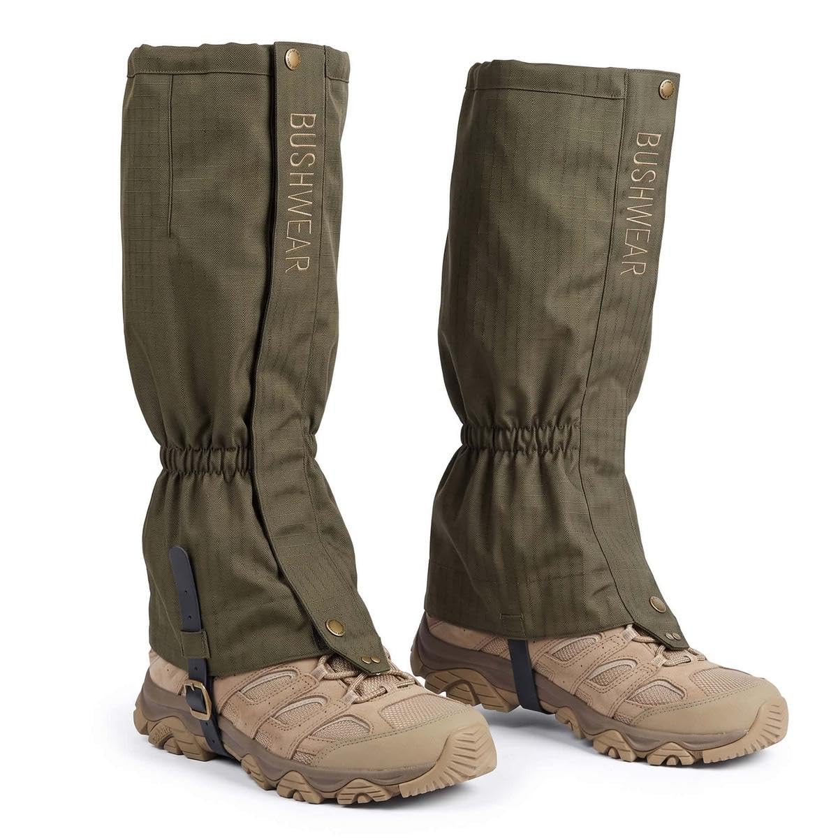 BushWear ThornGuard Pro Guêtres – Protection Imperméable et Anti-Ronces pour Jam
