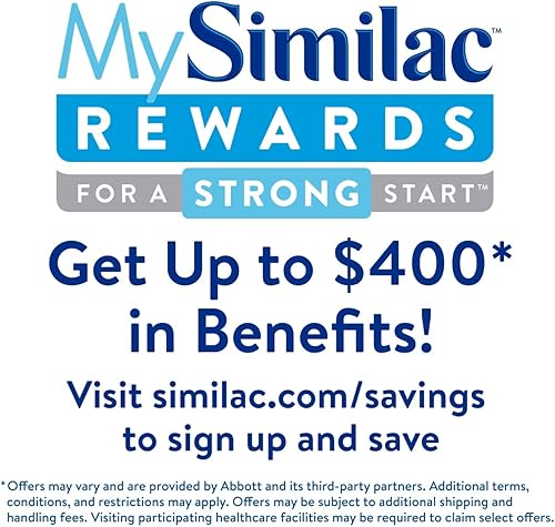 Miniatura 9 de Similac Fórmula infantil sensible con hierro para la incomodidad y el gas fórmula para bebés lista para alimentar lista para alimentar 1 cuarto de