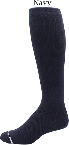 Miniatura 18 de Dr. Motion Calcetines de compresión para hombres y mujeres, el mejor ajuste atlético graduado para caminar, senderismo, correr, enfermeras, 5 pares