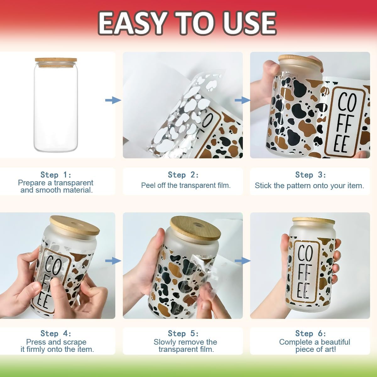 25 Pcs Black History Month Decorations, Black History UV DTF Cup Wraps for 16 oz Glass Cups, African American Proud Cold Transfer Sticker Gifts for Women Man DIY Crafts