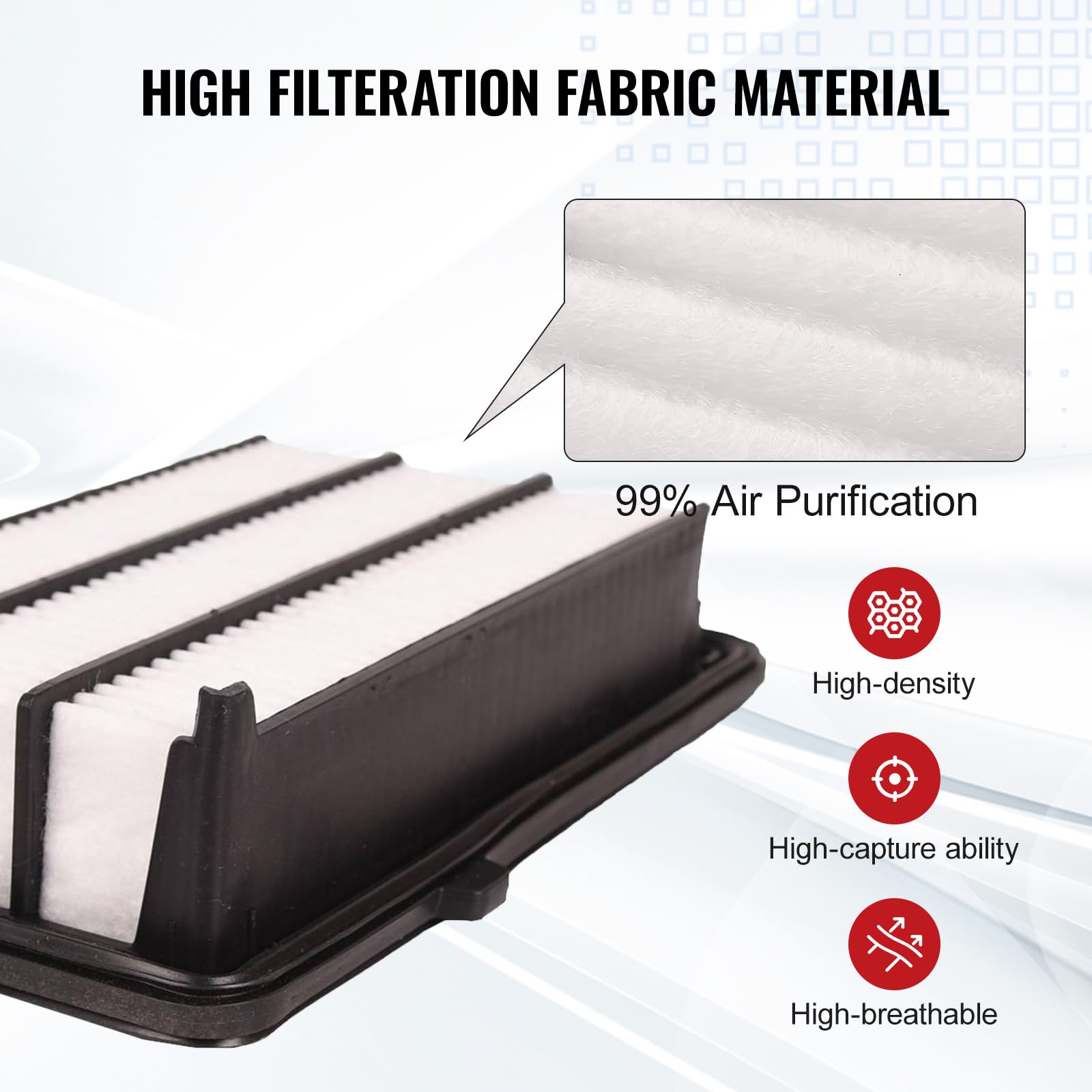 Amazon.com: TOPAZ 172205AAA00 Engine Air Filter Compatible