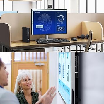 Dell Pro Micro QCM1250 Mini Desktop Computer, New OptiPlex Version AI PC for Business&Home, Intel 14-Core Ultra 5 235T, 16GB DDR5, 512GB PCIe SSD, Dual 4K Display Support, USB-C, Win11