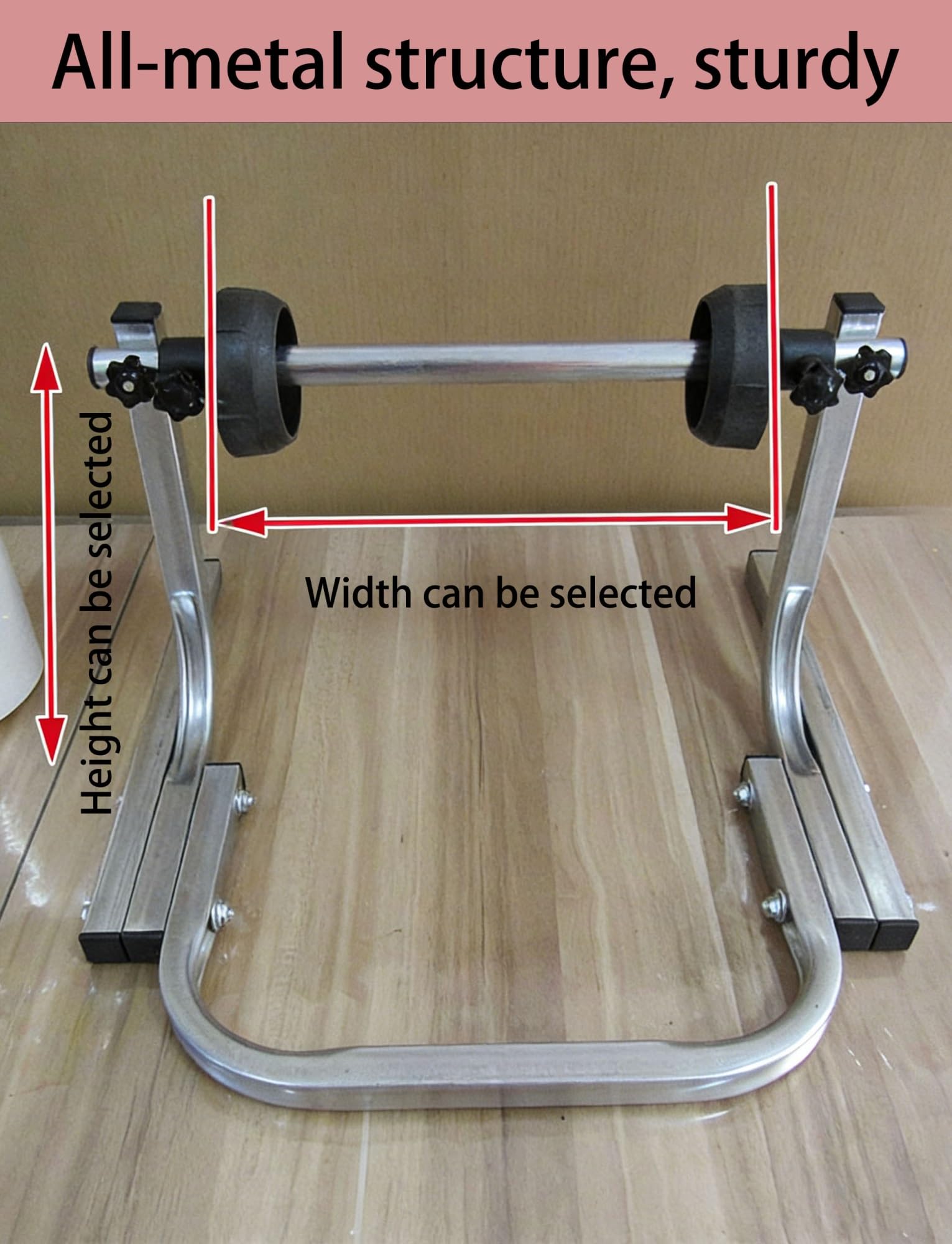Dispenser in Metallo Resistente per pluriball, Pellicola Estensibile in PE e Schiuma, Supporto Industriale per imballaggio e spedizione (Altezza: 35 cm, Larghezza: 15 cm/5,9 Pollici)