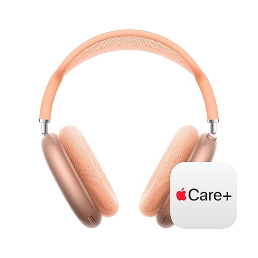 Apple AirPods Max 2 Wireless Over-Ear Headphones, Active Noise Cancellation, Adaptive Audio, Personalized Spatial Audio, Live Translation, Bluetooth Headphones – Orange with AppleCare+ (2 years)